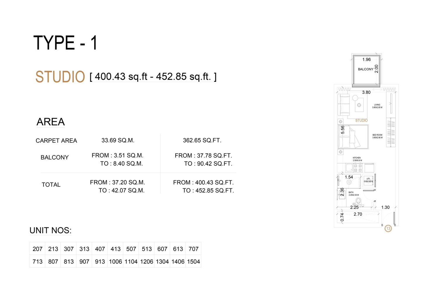 1 Bedroom