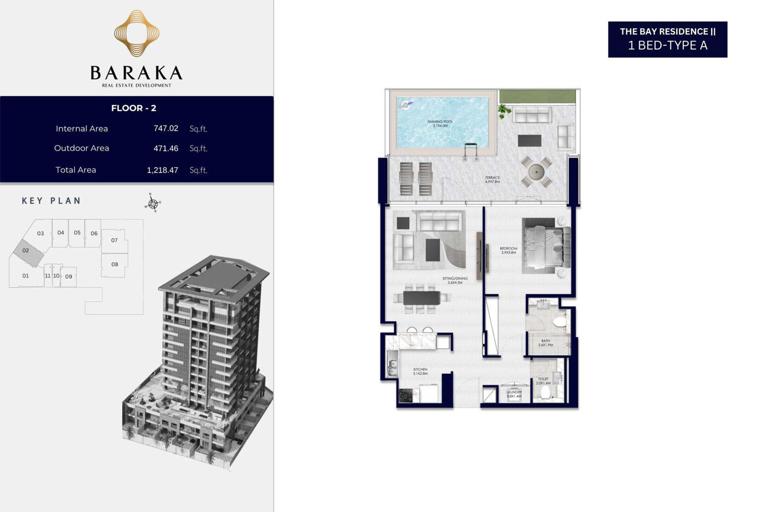 2 Bedroom