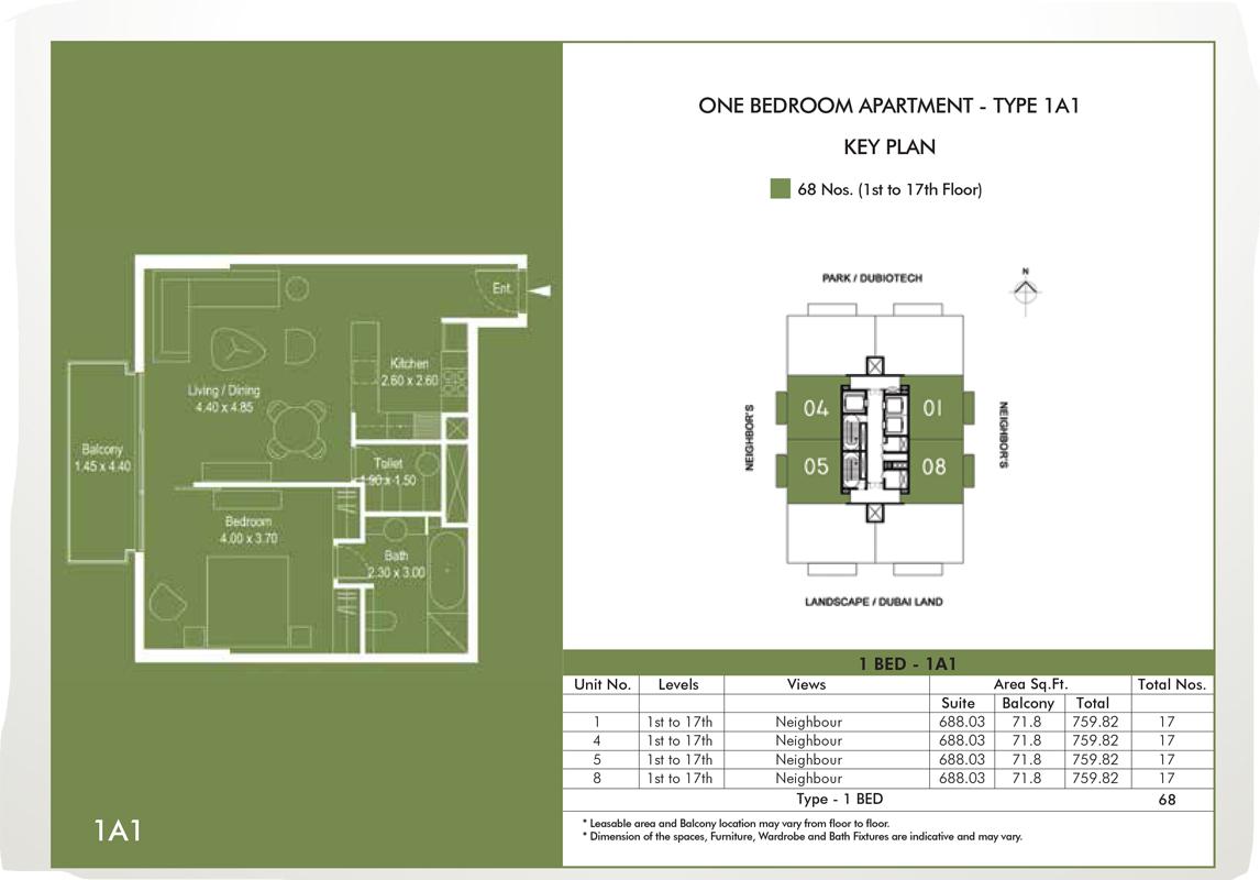 1 Bedroom