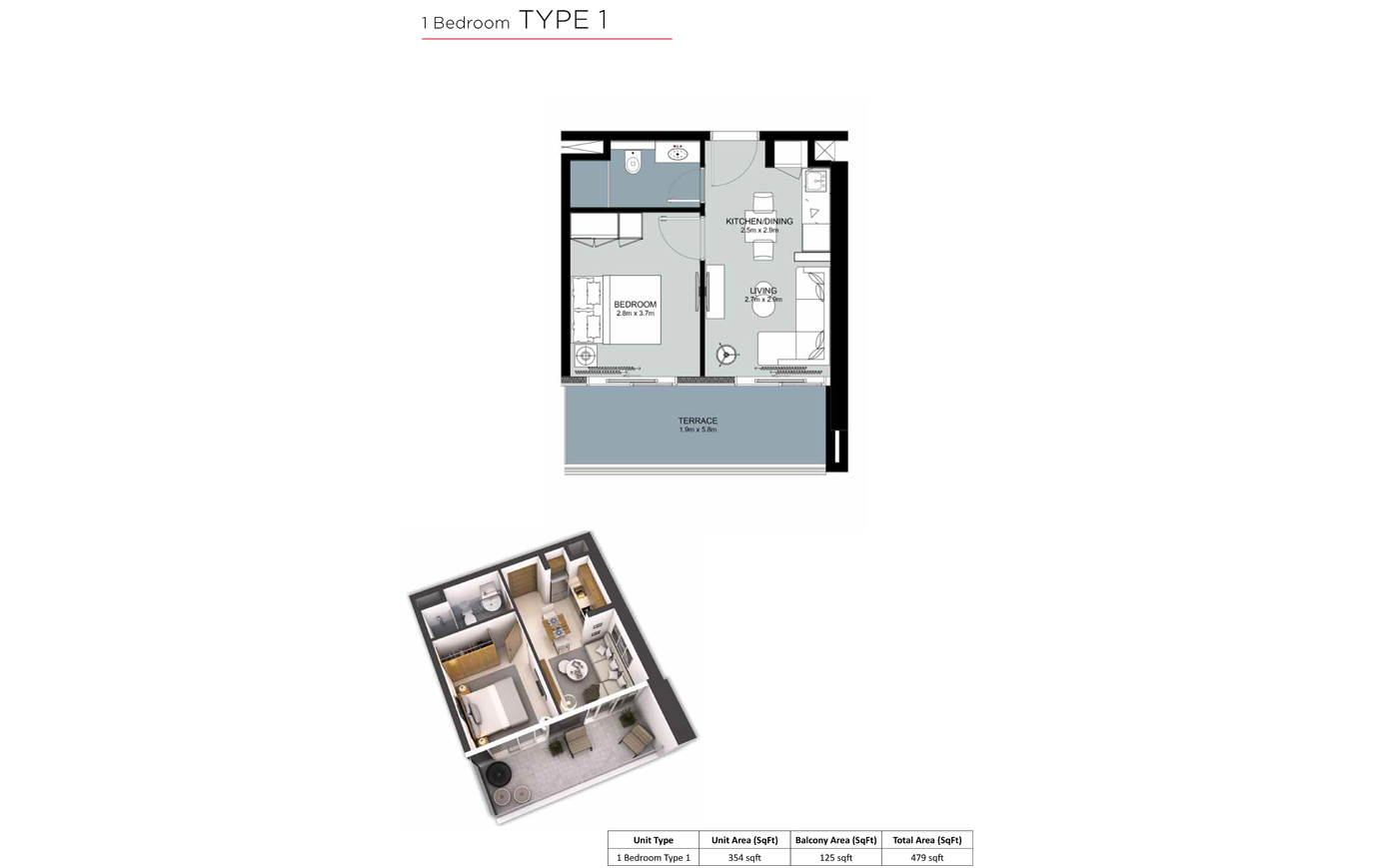 1 Bedroom