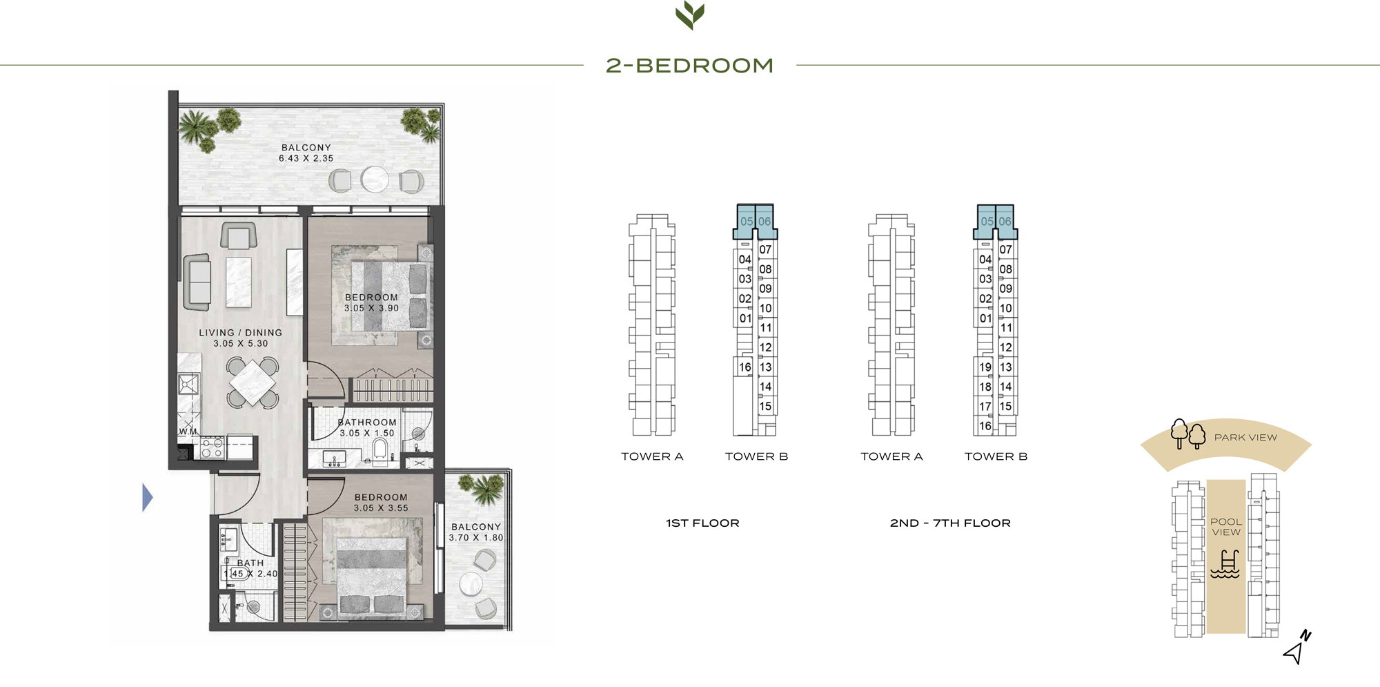 2 Bedroom